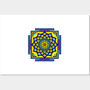 Flower of Life Mandala Posters and Art